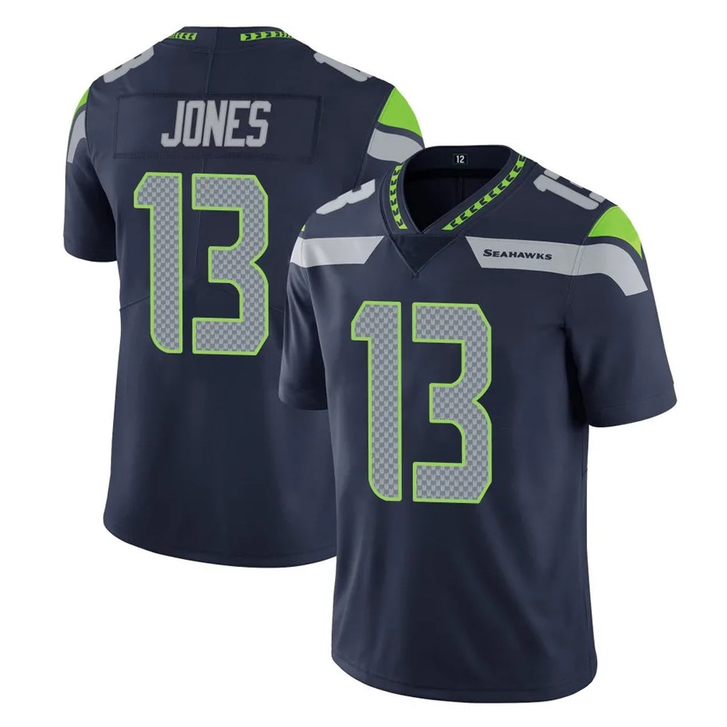 Punc S.Seahawks #13 Ernest Jones IV Player Navy Limited Vapor Untouchable Home Game Stitched Jerseys