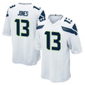 Punc S.Seahawks #13 Ernest Jones IV Player White Home Game Stitched Jerseys