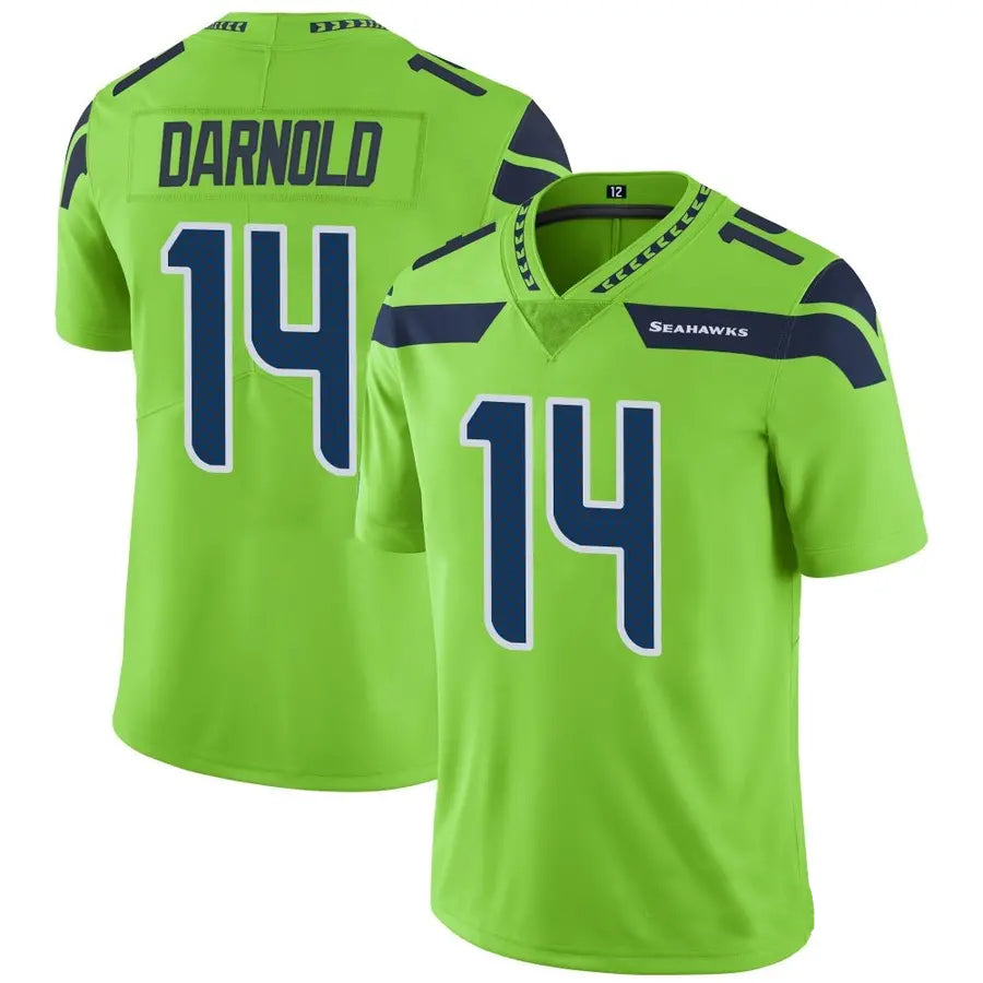 Punc S.Seahawks #14 Sam Darnold Player Green Vapor Limited Football Jerseys