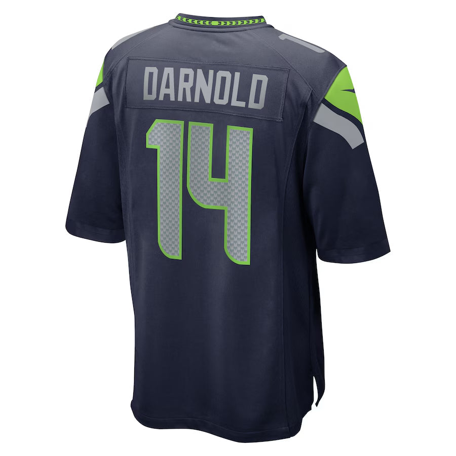 Punc S.Seahawks #14 Sam Darnold Player Navy Home Game Football Jerseys