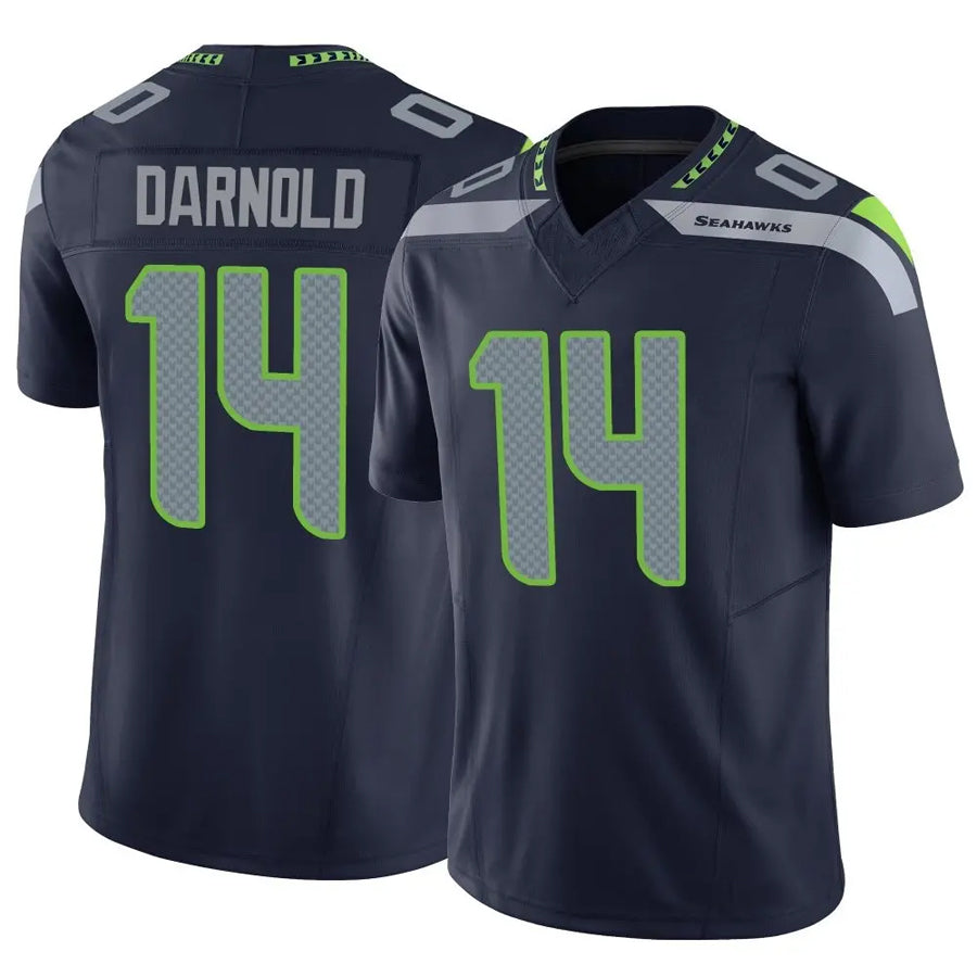 Punc S.Seahawks #14 Sam Darnold Player Navy Vapor F.U.S.E. Limited Football Jerseys