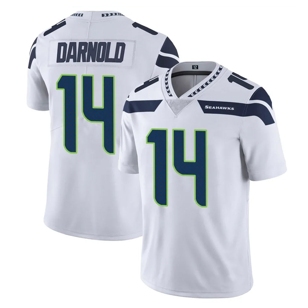 Punc S.Seahawks #14 Sam Darnold Player White Limited Vapor Untouchable Home Game Stitched Jerseys
