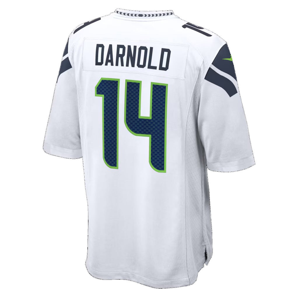 Punc S.Seahawks #14 Sam Darnold White Game Stitched Jerseys