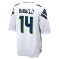 Punc S.Seahawks #14 Sam Darnold White Game Stitched Jerseys