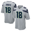 Punc S.Seahawks #18 Elijah Arroyo Player Gray Home Game Stitched Jerseys