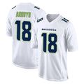 Punc S.Seahawks #18 Elijah Arroyo Player White Tundra Fashion Home Game Stitched Jerseys