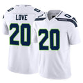 Punc S.Seahawks #20 Julian Love Player White Limited Vapor F.U.S.E. Home Game Stitched Jerseys