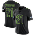 Punc S.Seahawks #21 Devon Witherspoon Player Black Impact Limited Stitched Jerseys