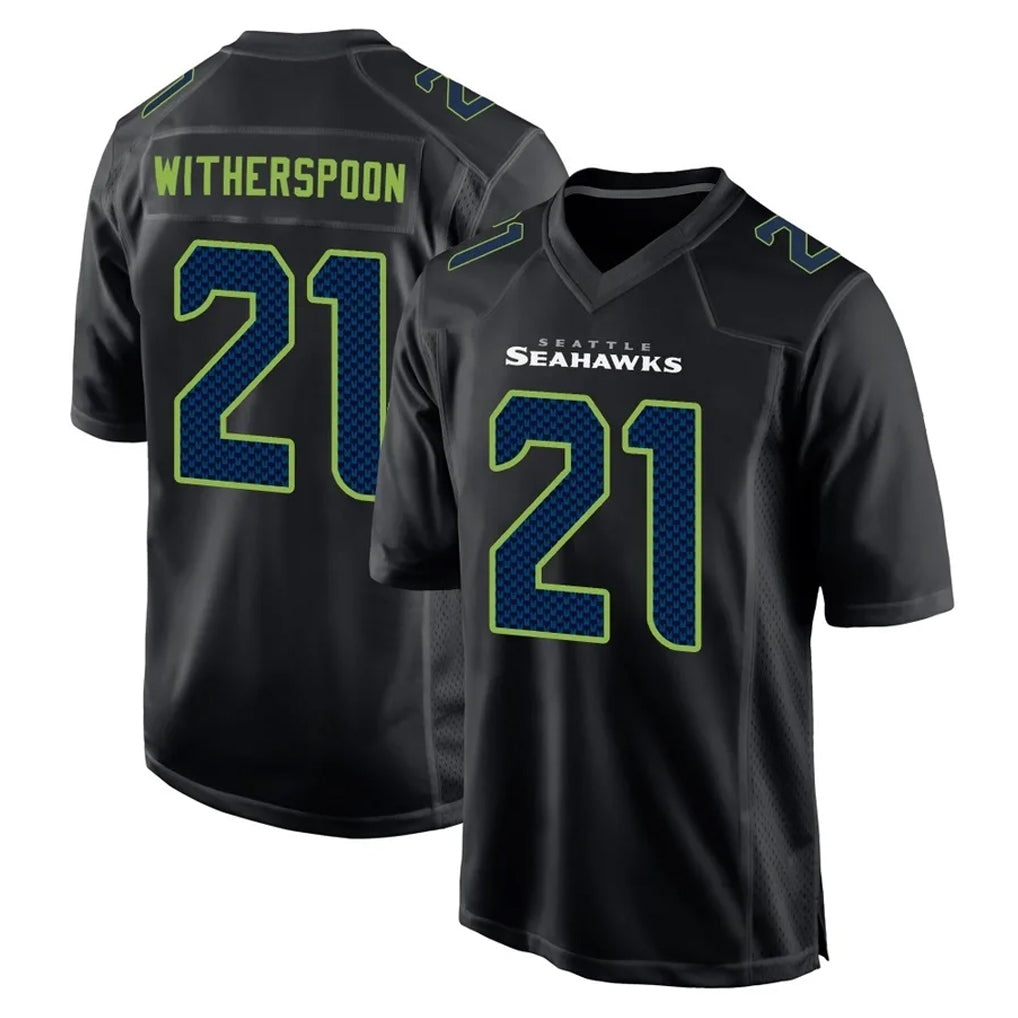 Punc S.Seahawks #21 Devon Witherspoon Player Black Limited Fashion Home Game Stitched Jerseys