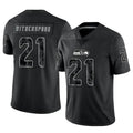 Punc S.Seahawks #21 Devon Witherspoon Player Black RFLCTV Limited Stitched Jerseys