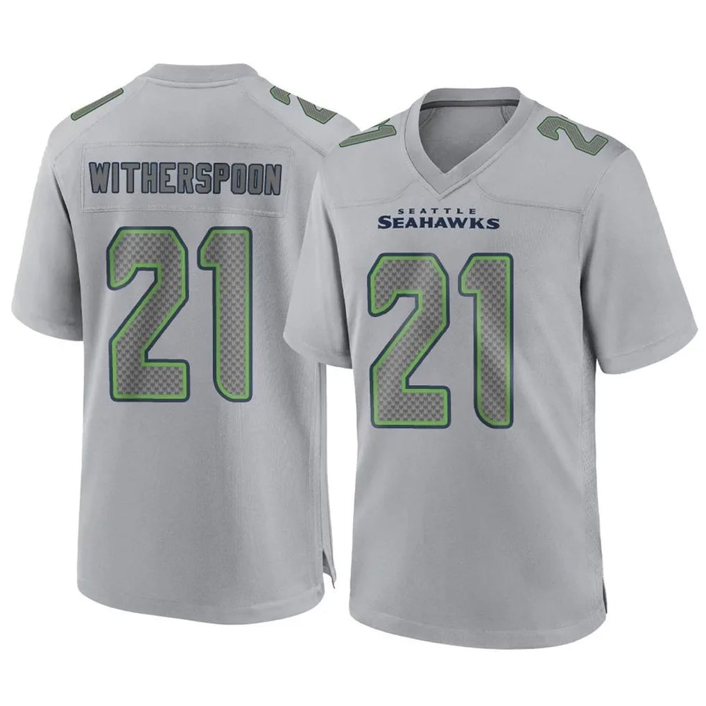 Punc S.Seahawks #21 Devon Witherspoon Player Gray Atmosphere Fashion Home Game Stitched Jerseys