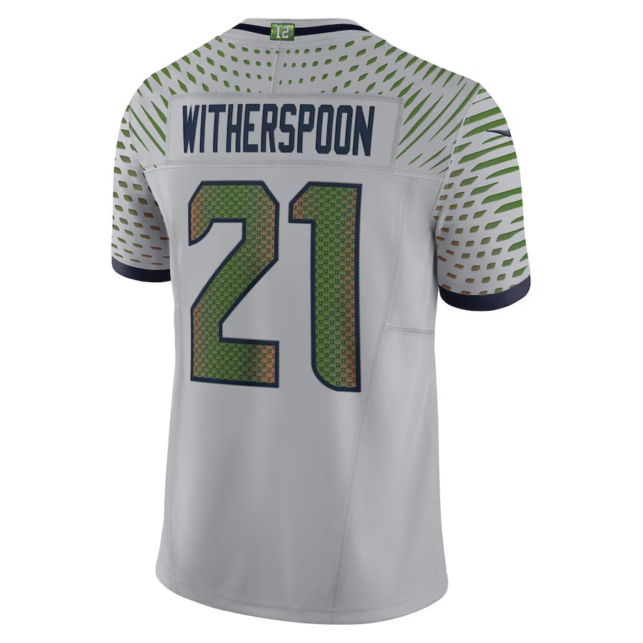 Punc S.Seahawks #21 Devon Witherspoon Player Gray Rivalries Collection Limited Stitched Jerseys