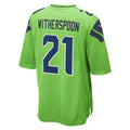 Punc S.Seahawks #21 Devon Witherspoon Player Green Home Game Stitched Jerseys