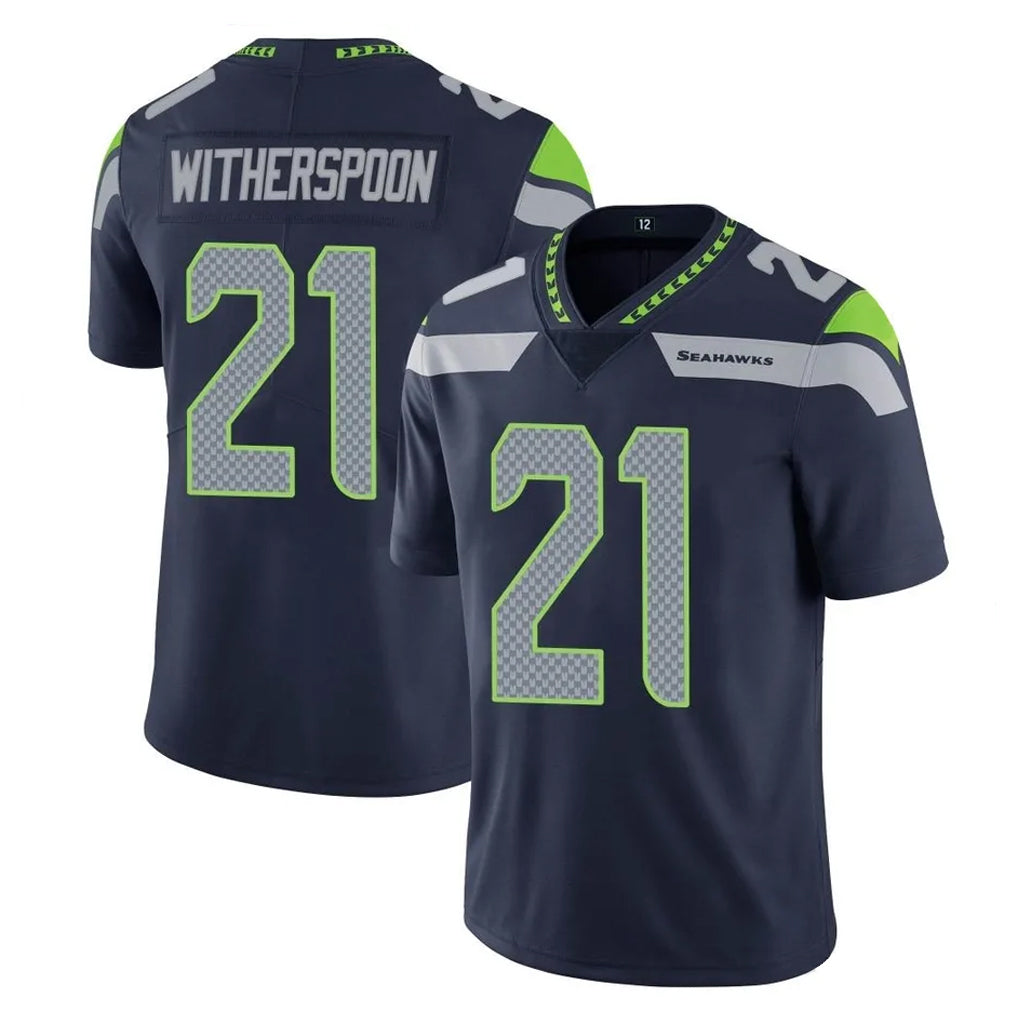 Punc S.Seahawks #21 Devon Witherspoon Player Navy Limited Vapor Untouchable Home Game Stitched Jerseys