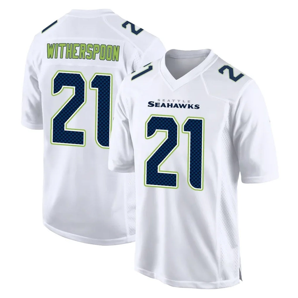 Punc S.Seahawks #21 Devon Witherspoon Player White Tundra Fashion Home Game Stitched Jerseys