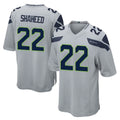 Punc S.Seahawks #22 Rashid Shaheed Player Gray Home Game Stitched Jerseys
