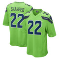 Punc S.Seahawks #22 Rashid Shaheed Player Green Home Game Stitched Jerseys