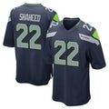 Punc S.Seahawks #22 Rashid Shaheed Player Navy Home Game Stitched Jerseys