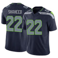 Punc S.Seahawks #22 Rashid Shaheed Player Navy Limited Vapor F.U.S.E. Home Game Stitched Jerseys