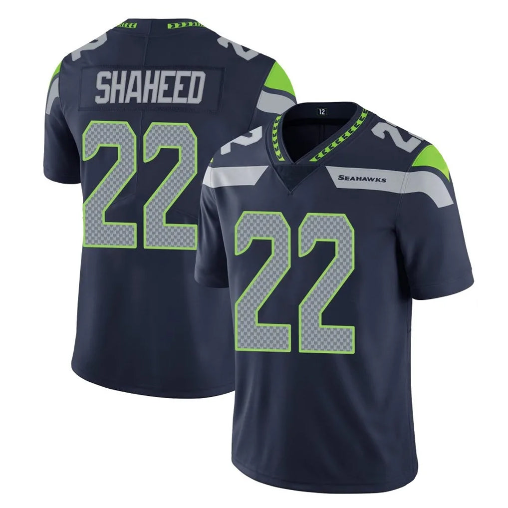 Punc S.Seahawks #22 Rashid Shaheed Player Navy Limited Vapor Untouchable Home Game Stitched Jerseys