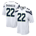 Punc S.Seahawks #22 Rashid Shaheed Player White Home Game Stitched Jerseys