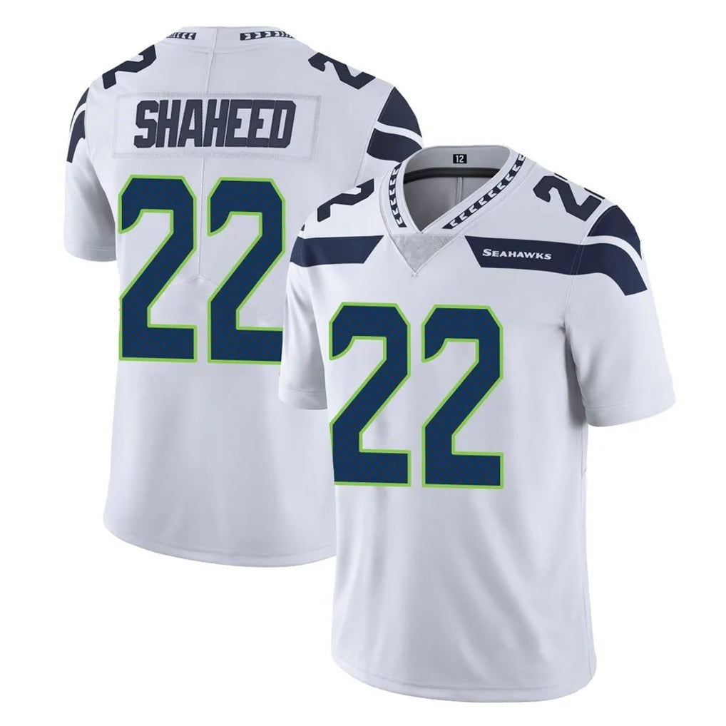Punc S.Seahawks #22 Rashid Shaheed Player White Limited Vapor Untouchable Home Game Stitched Jerseys
