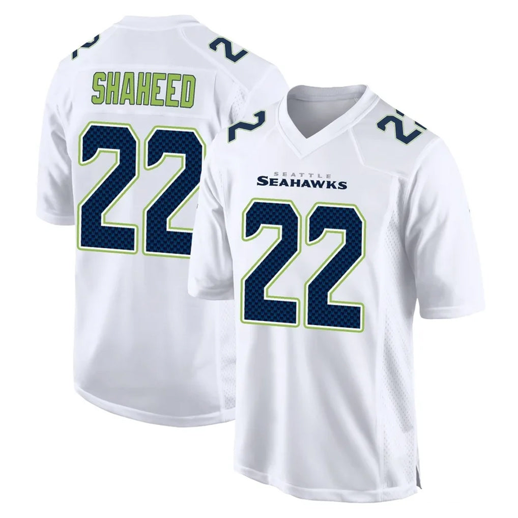Punc S.Seahawks #22 Rashid Shaheed Player White Tundra Fashion Home Game Stitched Jerseys