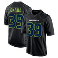 Punc S.Seahawks #39 Ty Okada Player Black Limited Fashion Home Game Stitched Jerseys
