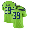 Punc S.Seahawks #39 Ty Okada Player Green Limited Color Rush Home Game Stitched Jerseys