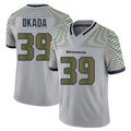 Punc S.Seahawks #39 Ty Okada Player Grey Limited 2025 Rivalries Collection Home Game Stitched Jerseys