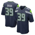 Punc S.Seahawks #39 Ty Okada Player Navy Home Game Stitched Jerseys
