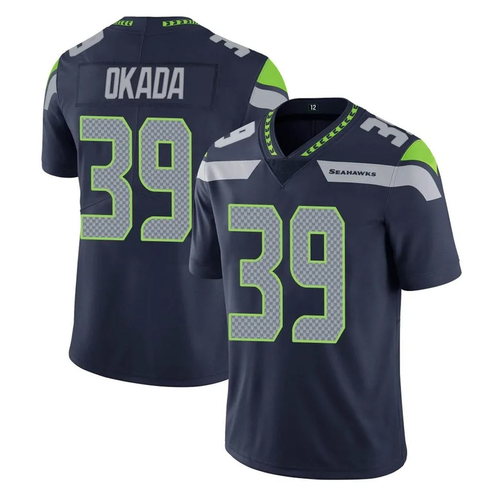 Punc S.Seahawks #39 Ty Okada Player Navy Limited Vapor Untouchable Home Game Stitched Jerseys