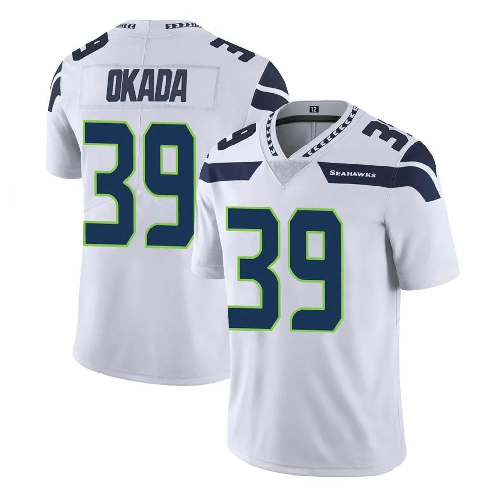 Punc S.Seahawks #39 Ty Okada Player White Limited Vapor Untouchable Home Game Stitched Jerseys