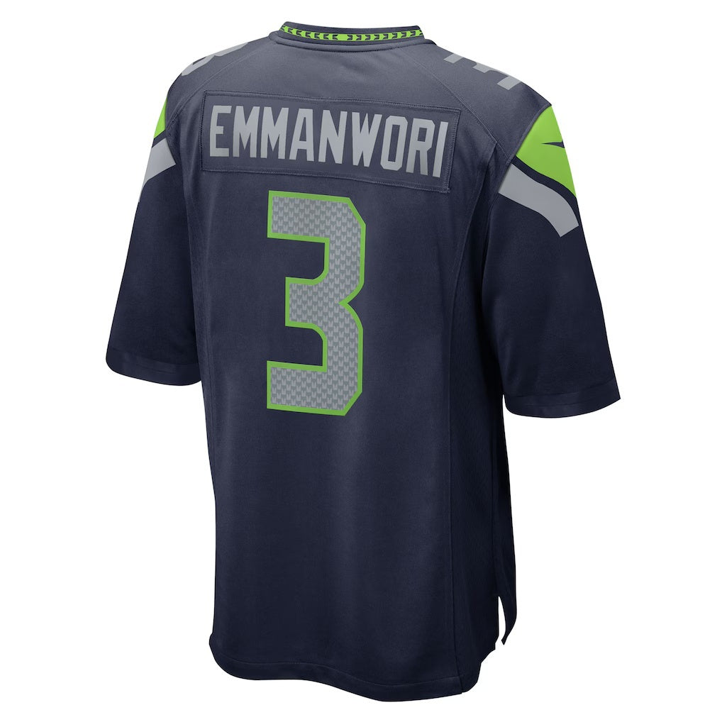 Punc S.Seahawks #3 Nick Emmanwori College Navy Team Game Stitched Jerseys