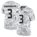 Punc S.Seahawks #3 Nick Emmanwori Player Arctic Camo Salute to Service Limited Football Jerseys