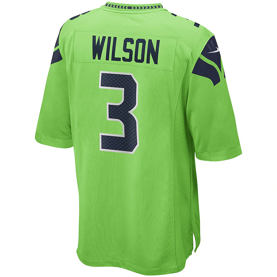 Punc S.Seahawks #3 Nick Emmanwori Player Green Game Football Jerseys