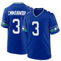 Punc S.Seahawks #3 Nick Emmanwori Player Royal Game Stitched Jerseys
