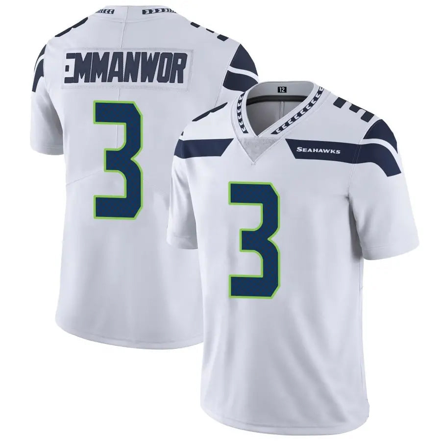 Punc S.Seahawks #3 Nick Emmanwori Player White Vapor Limited Football Jersey