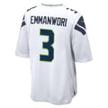 Punc S.Seahawks #3 Nick Emmanwori Player White Home Game Stitched Jerseys