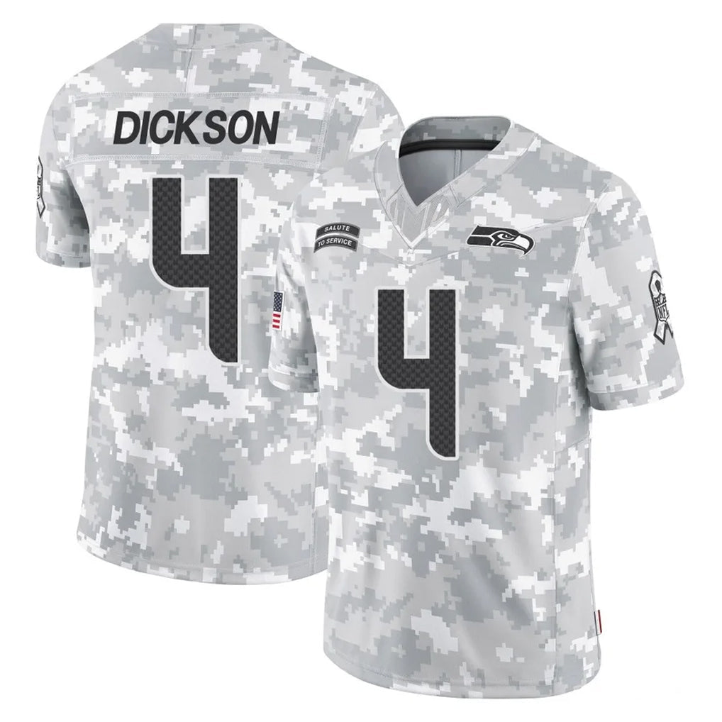 Punc S.Seahawks #4 Michael Dickson Player Arctic Camo Limited Salute To Service Home Game Stitched Jerseys