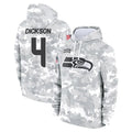 Punc S.Seahawks #4 Michael Dickson Player Arctic Camo Limited Salute to Service Pullover Hoodies Game Stitched Jerseys