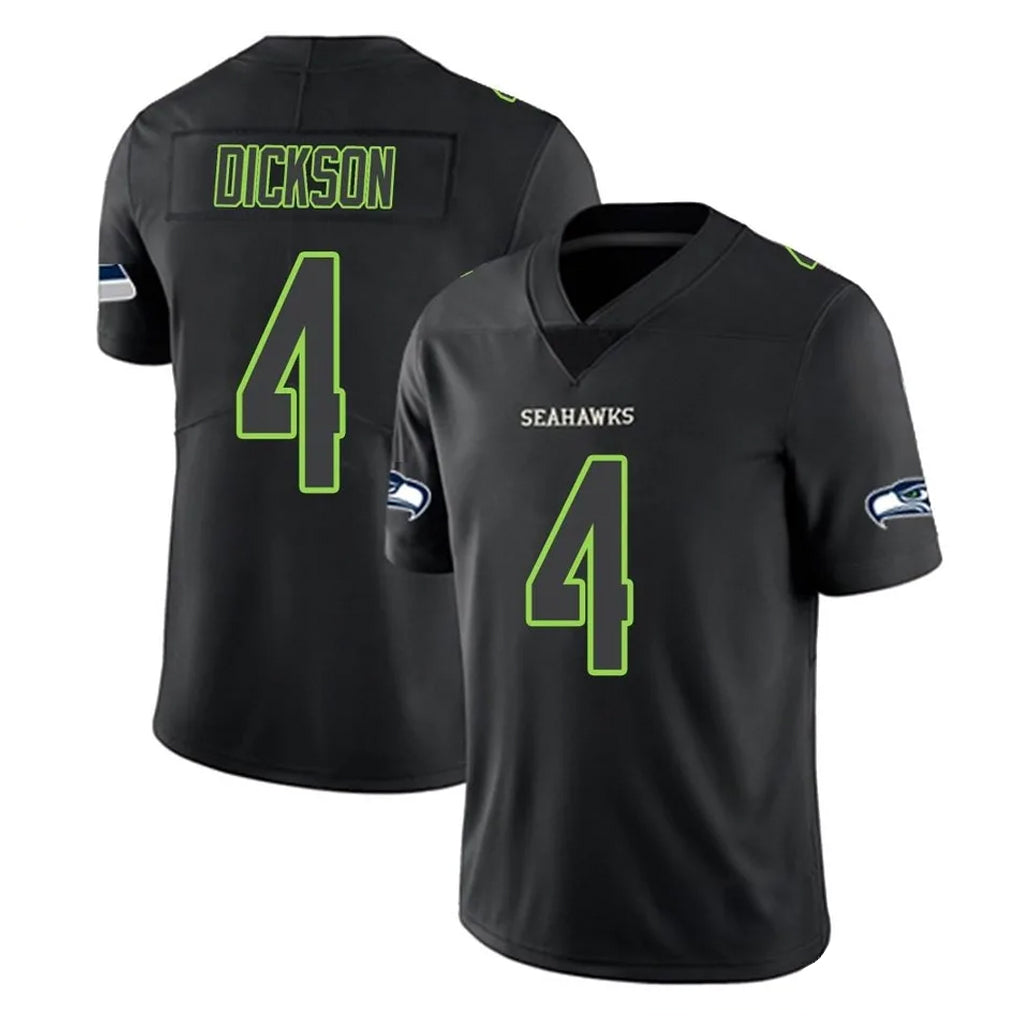 Punc S.Seahawks #4 Michael Dickson Player Black Impact Limited Home Game Stitched Jerseys
