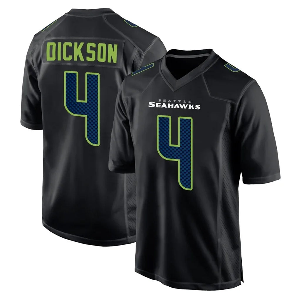 Punc S.Seahawks #4 Michael Dickson Player Black Limited Fashion Home Game Stitched Jerseys