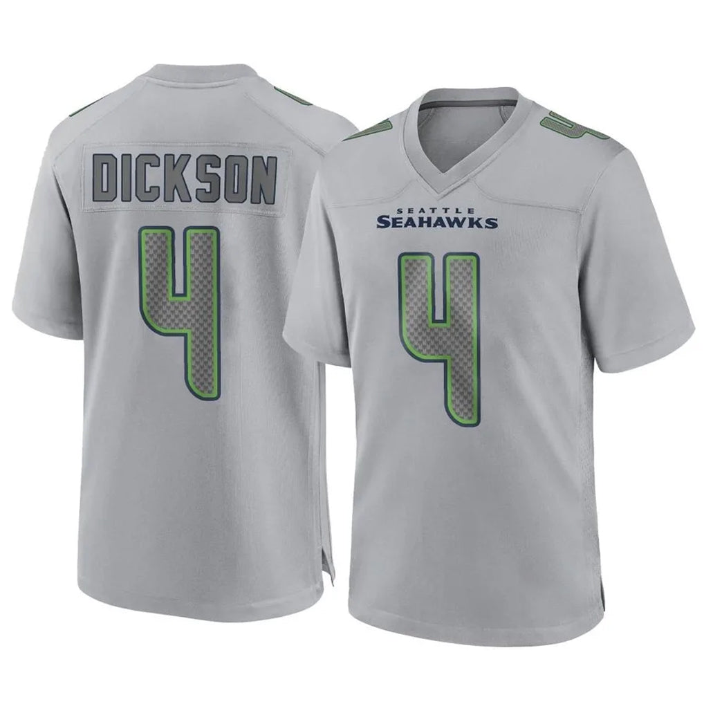 Punc S.Seahawks #4 Michael Dickson Player Gray Atmosphere Fashion Home Game Stitched Jerseys