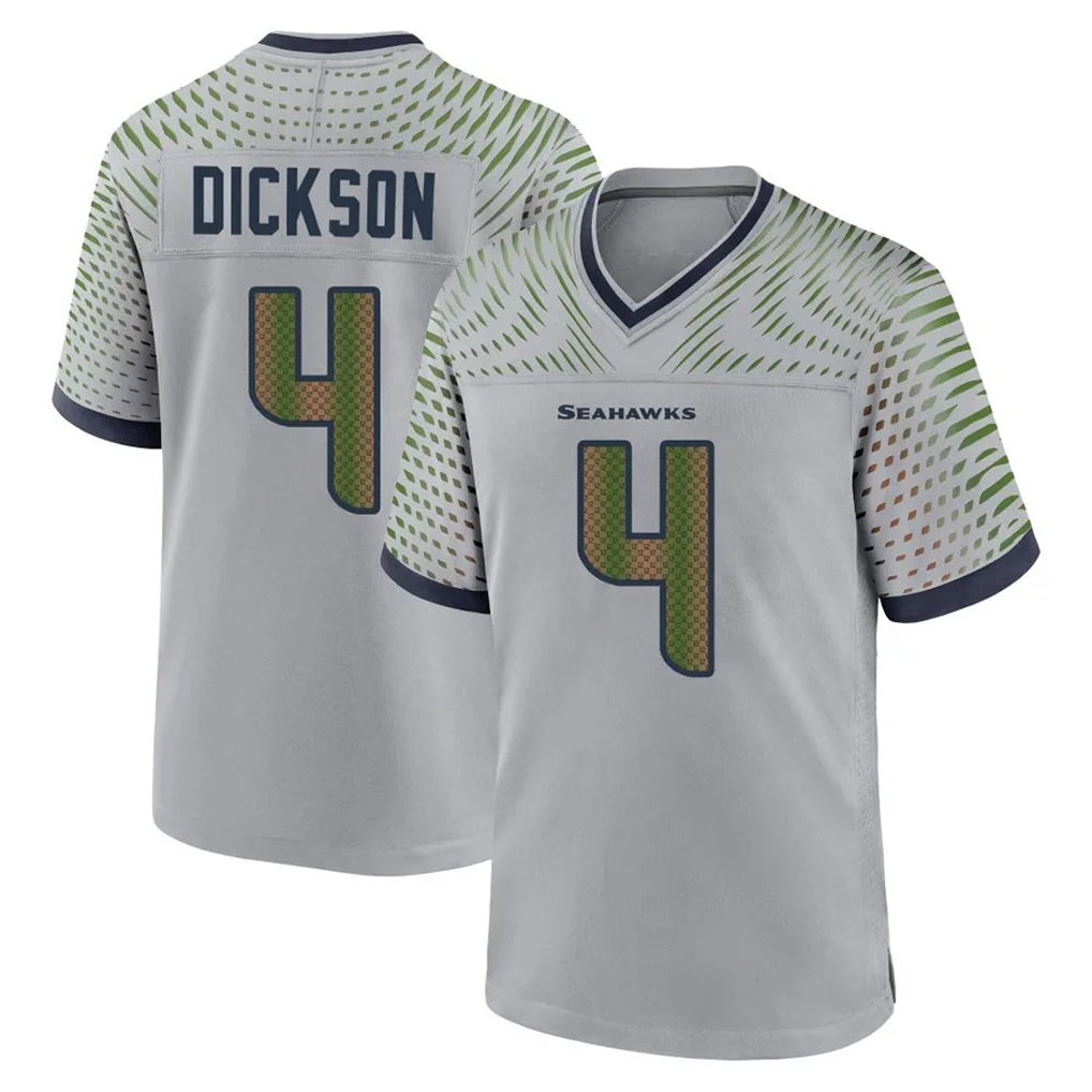 Punc S.Seahawks #4 Michael Dickson Player Grey 2025 Rivalries Collection Home Game Stitched Jerseys