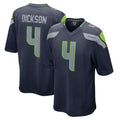 Punc S.Seahawks #4 Michael Dickson Player Navy Home Game Stitched Jerseys
