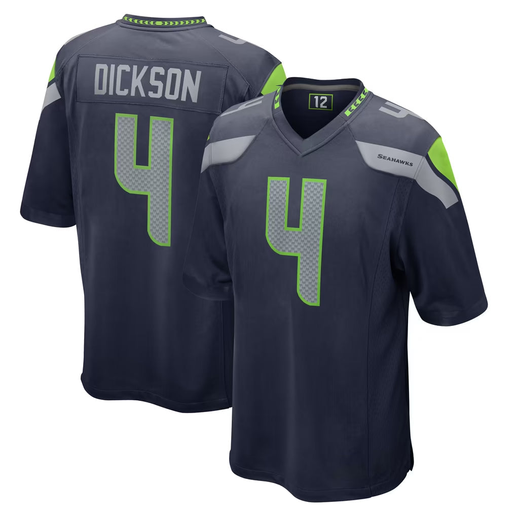 Punc S.Seahawks #4 Michael Dickson Player Navy Home Game Stitched Jerseys