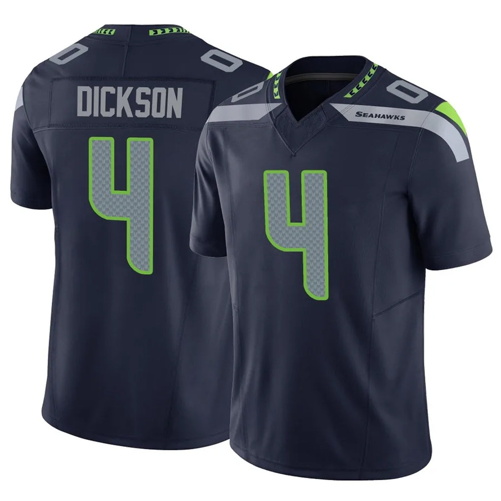 Punc S.Seahawks #4 Michael Dickson Player Navy Limited Vapor F.U.S.E. Home Game Stitched Jerseys