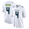 Punc S.Seahawks #4 Michael Dickson Player White Tundra Fashion Home Game Stitched Jerseys