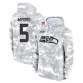 Punc S.Seahawks #5 Jason Myers Player Arctic Camo Limited Salute to Service Pullover Hoodies Game Stitched Jerseys